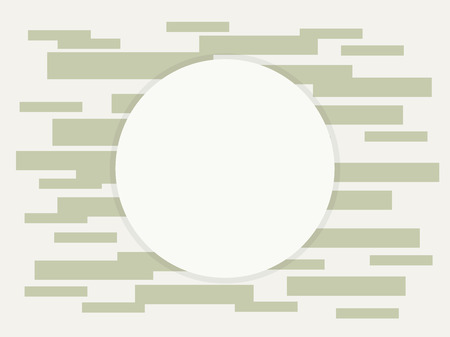 composition of rectangles of gray hue bricks electronics technology transistors electronics wreath round area for writing with shadow on a light beige backgroundのイラスト素材