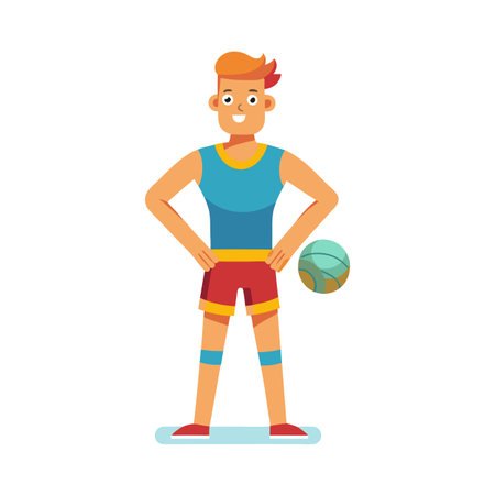 Beautiful Professional Cartoon Character Design Vector illustrationのイラスト素材