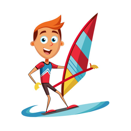Beautiful Professional Cartoon Character Design Vector illustrationのイラスト素材