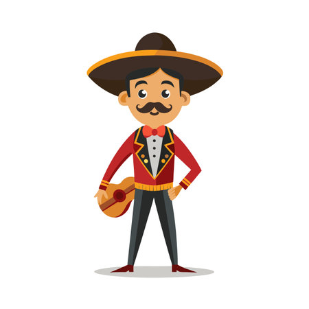 Beautiful Professional Cartoon Character Design Vector illustrationのイラスト素材