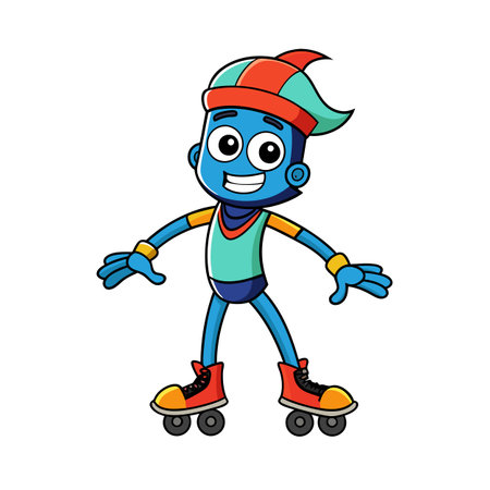 Beautiful Professional Cartoon Character Design Vector illustrationのイラスト素材