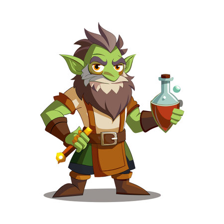 Beautiful Professional Cartoon Character Design Vector illustrationのイラスト素材