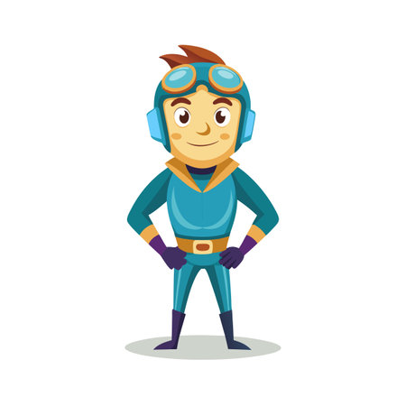 Beautiful Professional Cartoon Character Design Vector illustrationのイラスト素材
