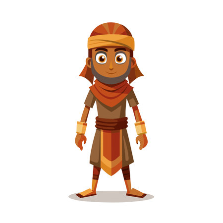 Beautiful Professional Cartoon Character Design Vector illustrationのイラスト素材
