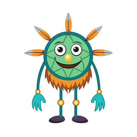 Beautiful Professional Cartoon Character Design Vector illustrationのイラスト素材