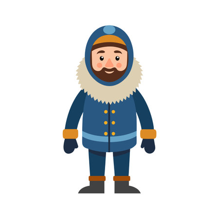 Beautiful Professional Cartoon Character Design Vector illustrationのイラスト素材