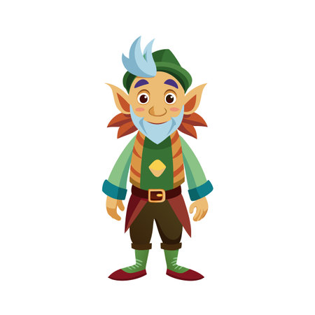 Beautiful Professional Cartoon Character Design Vector illustrationのイラスト素材