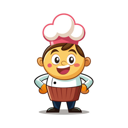 Beautiful Professional Cartoon Character Design Vector illustrationのイラスト素材