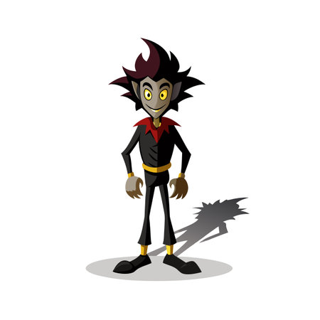 Beautiful Professional Cartoon Character Design Vector illustrationのイラスト素材