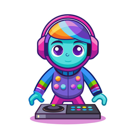 Beautiful Professional Cartoon Character Design Vector illustrationのイラスト素材