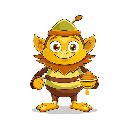 Beautiful Professional Cartoon Character Design Vector illustrationのイラスト素材
