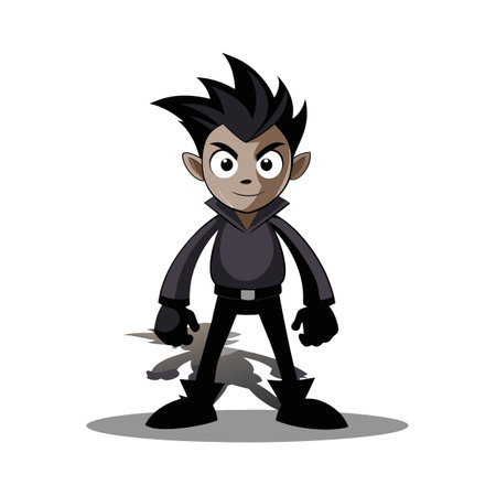 Beautiful Professional Cartoon Character Design Vector illustrationのイラスト素材