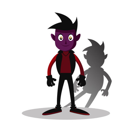 Beautiful Professional Cartoon Character Design Vector illustrationのイラスト素材