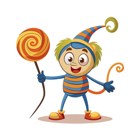 Beautiful Professional Cartoon Character Design Vector illustrationのイラスト素材