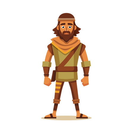 Beautiful Professional Cartoon Character Design Vector illustrationのイラスト素材