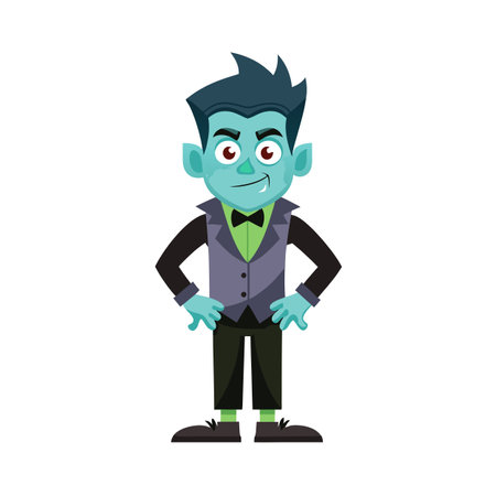 Beautiful Professional Cartoon Character Design Vector illustrationのイラスト素材
