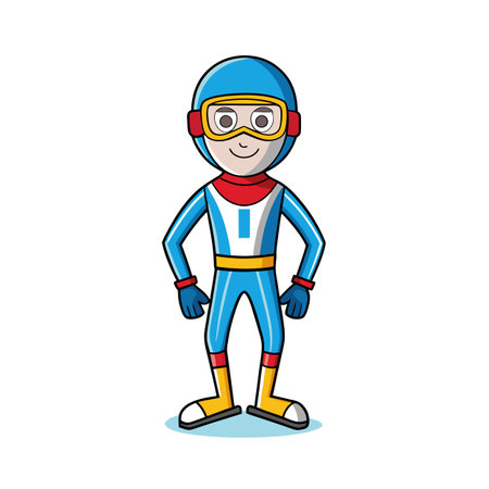 Beautiful Professional Cartoon Character Design Vector illustrationのイラスト素材