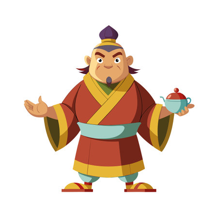 Beautiful Professional Cartoon Character Design Vector illustrationのイラスト素材