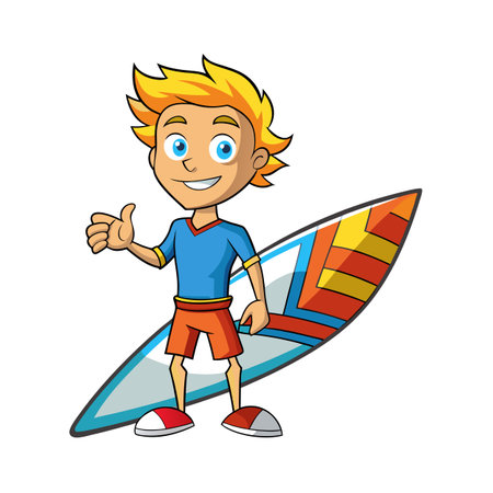 Beautiful Professional Cartoon Character Design Vector illustrationのイラスト素材