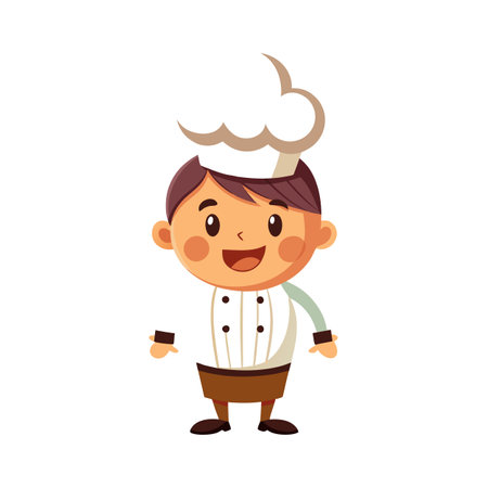 Beautiful Professional Cartoon Character Design Vector illustrationのイラスト素材