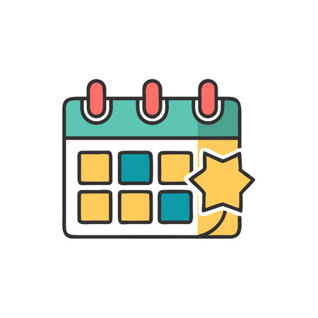 Calendar Icon Business and Finance Vector for UI Websites and Mobile Applicationsのイラスト素材