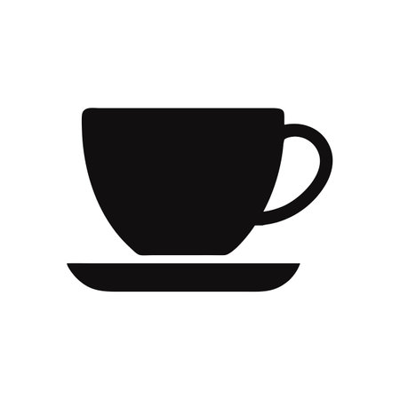 Coffee Cup Icon Food and Beverage Vector for UI Websites and Mobile Applicationsのイラスト素材