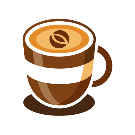 Coffee Cup Icon Food and Beverage Vector for UI Websites and Mobile Applicationsのイラスト素材