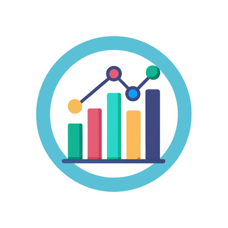 Graph Analytics Icon Business and Finance Vector for UI Websites and Mobile Applicationsのイラスト素材