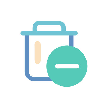 Delete and Trash Can Icon for User Interface Websites and Mobile Applicationsのイラスト素材