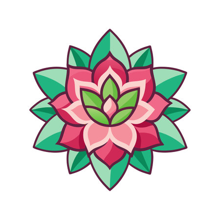 Flower Icon Floral Vector for UI Websites and Mobile Applicationsのイラスト素材