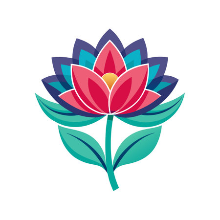 Flower Icon Floral Vector for UI Websites and Mobile Applicationsのイラスト素材