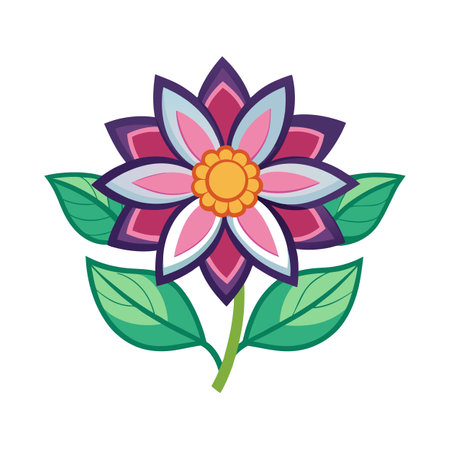 Flower Icon Floral Vector for UI Websites and Mobile Applicationsのイラスト素材