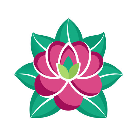 Flower Icon Floral Vector for UI Websites and Mobile Applicationsのイラスト素材