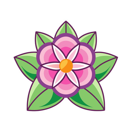 Flower Icon Floral Vector for UI Websites and Mobile Applicationsのイラスト素材