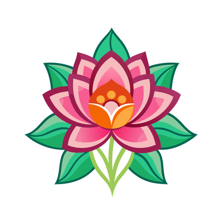 Flower Icon Floral Vector for UI Websites and Mobile Applicationsのイラスト素材