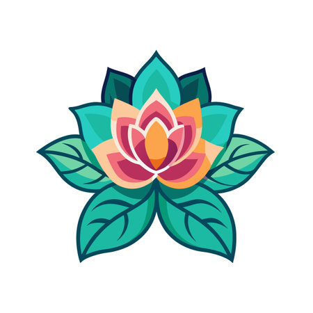 Flower Icon Floral Vector for UI Websites and Mobile Applicationsのイラスト素材