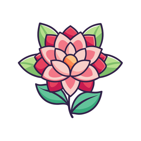 Flower Icon Floral Vector for UI Websites and Mobile Applicationsのイラスト素材