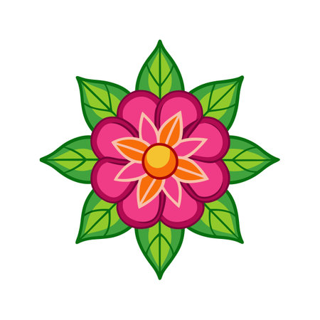 Flower Icon Floral Vector for UI Websites and Mobile Applicationsのイラスト素材
