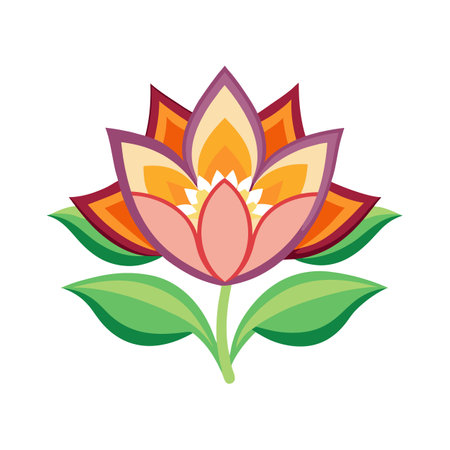 Flower Icon Floral Vector for UI Websites and Mobile Applicationsのイラスト素材