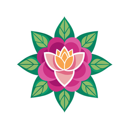 Flower Icon Floral Vector for UI Websites and Mobile Applicationsのイラスト素材