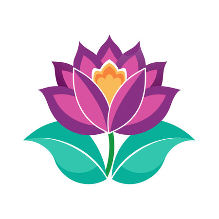 Flower Icon Floral Vector for UI Websites and Mobile Applicationsのイラスト素材