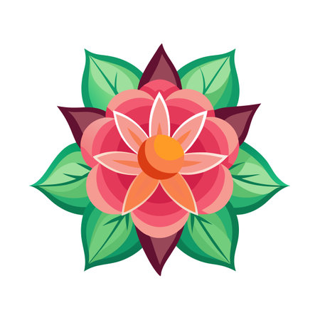 Flower Icon Floral Vector for UI Websites and Mobile Applicationsのイラスト素材
