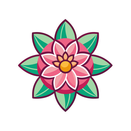 Flower Icon Floral Vector for UI Websites and Mobile Applicationsのイラスト素材