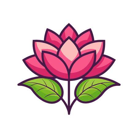 Flower Icon Floral Vector for UI Websites and Mobile Applicationsのイラスト素材
