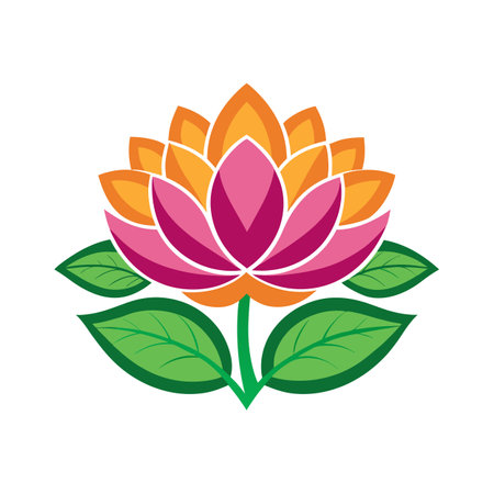 Flower Icon Floral Vector for UI Websites and Mobile Applicationsのイラスト素材