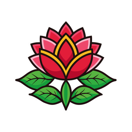 Flower Icon Floral Vector for UI Websites and Mobile Applicationsのイラスト素材