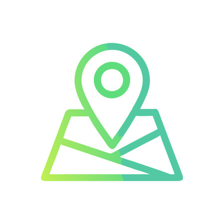 Flat style Map Pin Location Icon vector illustration for User Interface documents websites and mobile applicationsのイラスト素材