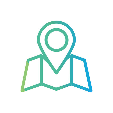 Flat style Map Pin Location Icon vector illustration for User Interface documents websites and mobile applicationsのイラスト素材