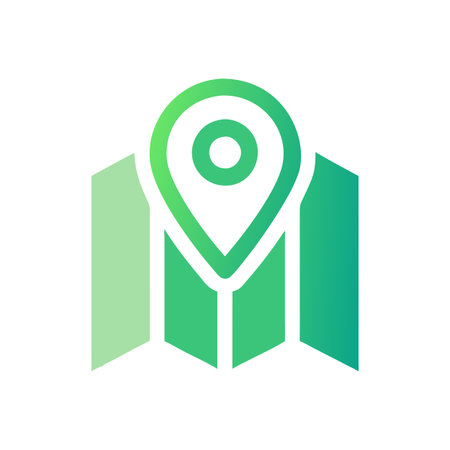 Flat style Map Pin Location Icon vector illustration for User Interface documents websites and mobile applicationsのイラスト素材