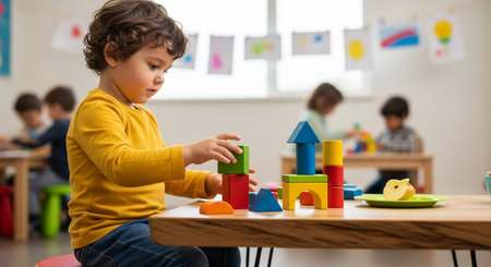 Education learning and Idea knowledge concepts of children with innovative technology and science in everyday lifeの写真素材